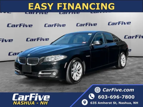 Black 2015 BMW 5 Series 528i xDrive for sale in Nashua, NH