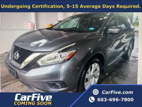 Gray 2015 Nissan Murano Platinum for sale in Nashua, NH