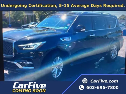 Black 2019 INFINITI QX80 LUXE for sale in Nashua, NH