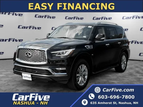 Black 2019 INFINITI QX80 LUXE for sale in Nashua, NH