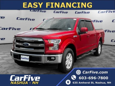Red 2017 Ford F-150 Lariat for sale in Nashua, NH