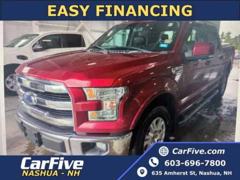 Red 2017 Ford F-150 Lariat for sale in Nashua, NH