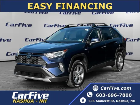 Blue 2020 Toyota RAV4 Hybrid Limited for sale in Nashua, NH