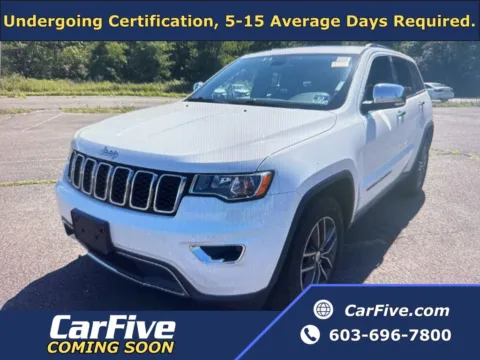 White 2017 Jeep Grand Cherokee Limited for sale in Nashua, NH