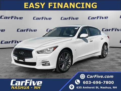 White 2014 INFINITI Q50 Premium for sale in Nashua, NH