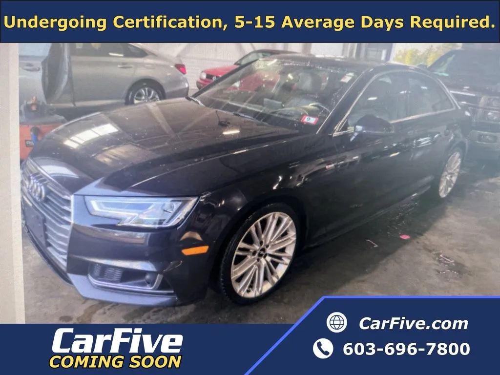 Black 2018 Audi A4 2.0T Prestige for sale in Nashua, NH