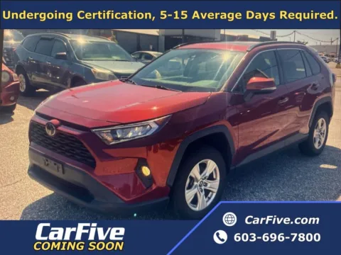 Red 2019 Toyota RAV4 XLE for sale in Nashua, NH