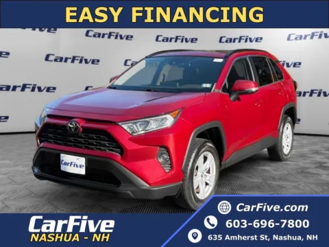 Red 2019 Toyota RAV4 XLE for sale in Nashua, NH