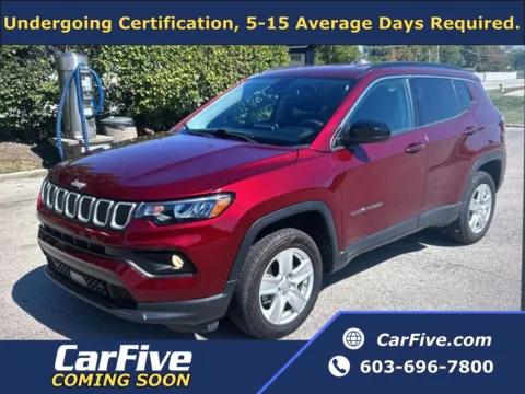 Red 2022 Jeep Compass Latitude for sale in Nashua, NH
