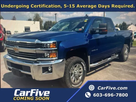 Blue 2018 Chevrolet Silverado 2500HD LT for sale in Nashua, NH