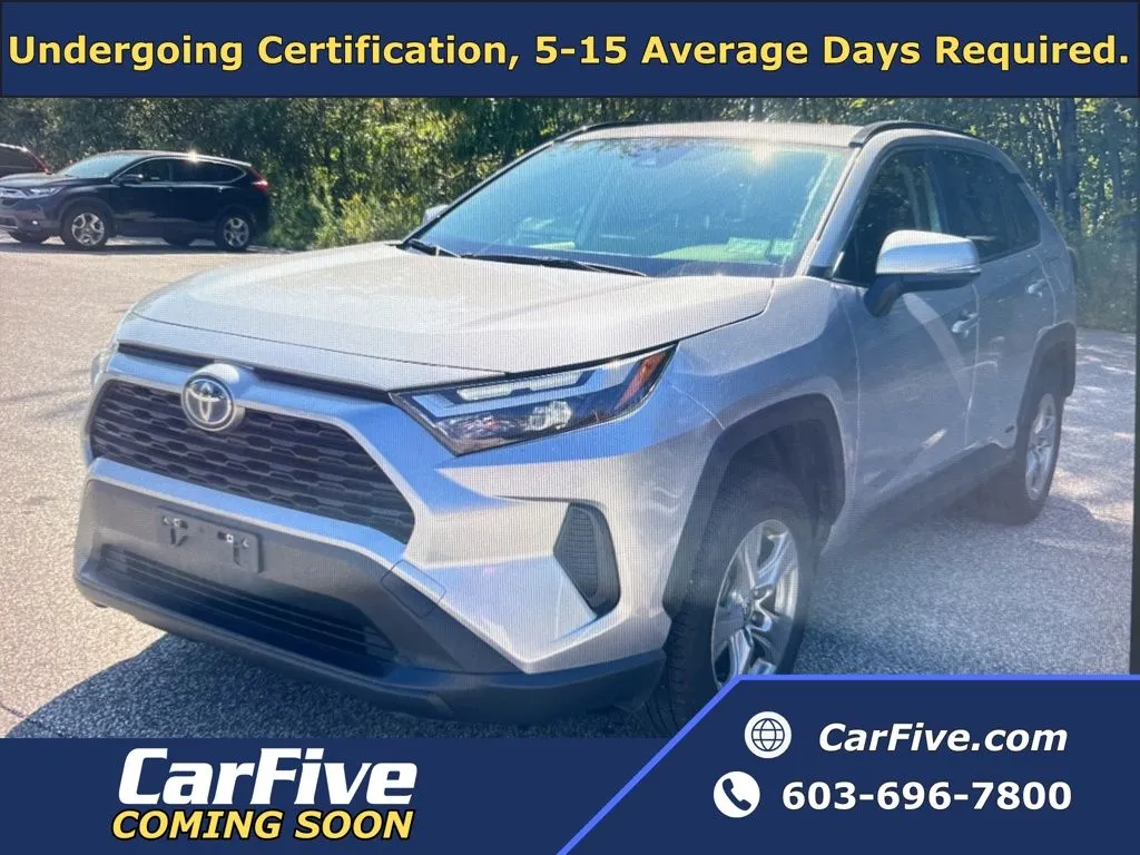 Silver 2022 Toyota RAV4 Hybrid XLE for sale in Nashua, NH
