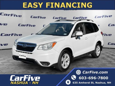 White 2015 Subaru Forester 2.5i Premium for sale in Nashua, NH