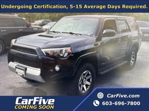 Black 2017 Toyota 4Runner TRD Off-Road for sale in Nashua, NH