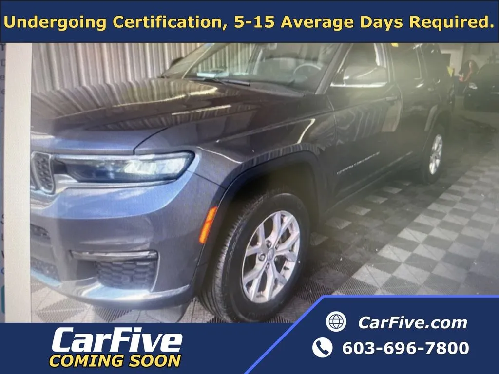 Gray 2022 Jeep Grand Cherokee L Limited for sale in Nashua, NH