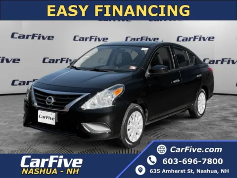 Black 2019 Nissan Versa 1.6 SV for sale in Nashua, NH