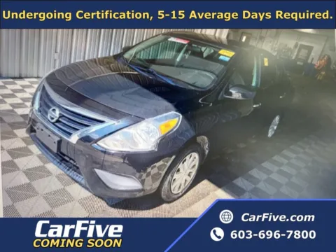 Black 2019 Nissan Versa 1.6 SV for sale in Nashua, NH
