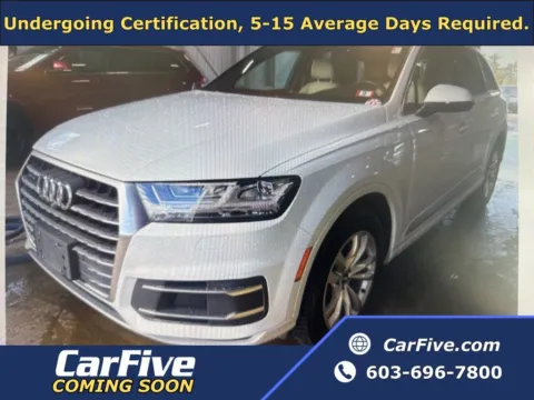 White 2018 Audi Q7 2.0T Premium Plus for sale in Nashua, NH
