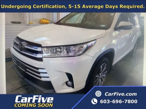 White 2019 Toyota Highlander XLE for sale in Nashua, NH