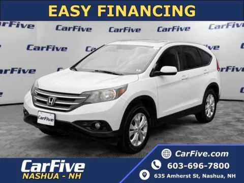 White 2014 Honda CR-V EX-L for sale in Nashua, NH