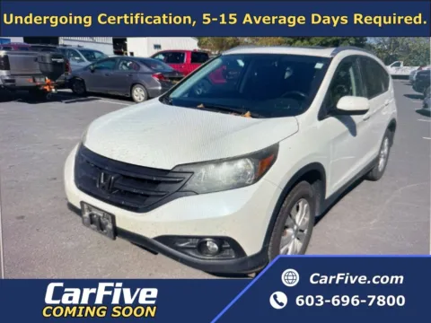 White 2014 Honda CR-V EX-L for sale in Nashua, NH