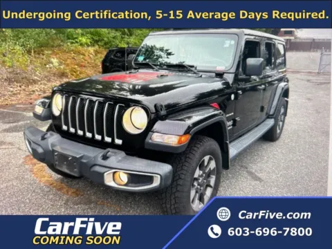 Black 2018 Jeep Wrangler Unlimited Sahara for sale in Nashua, NH