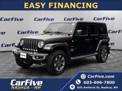 Black 2018 Jeep Wrangler Unlimited Sahara for sale in Nashua, NH