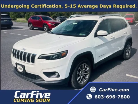 White 2019 Jeep Cherokee Latitude Plus for sale in Nashua, NH