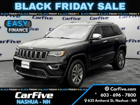 Black 2021 Jeep Grand Cherokee Limited for sale in Nashua, NH