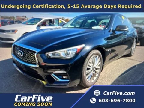 Black 2020 INFINITI Q50 3.0t LUXE for sale in Nashua, NH