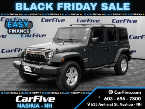 Gray 2017 Jeep Wrangler Unlimited Sport for sale in Nashua, NH