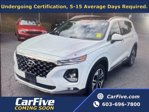 White 2020 Hyundai Santa Fe Limited for sale in Nashua, NH