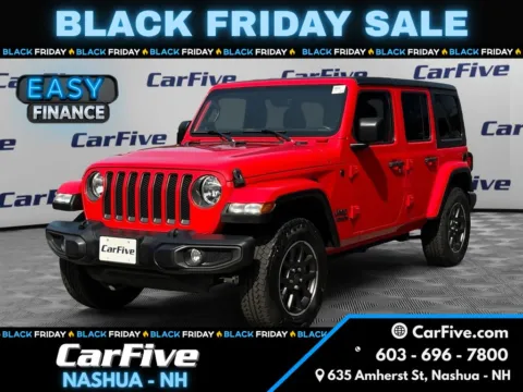 Red 2021 Jeep Wrangler Unlimited Sport for sale in Nashua, NH