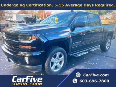 Black 2017 Chevrolet Silverado 1500 LT for sale in Nashua, NH