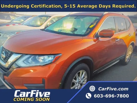 Orange 2017 Nissan Rogue SV for sale in Nashua, NH