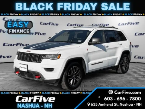 White 2018 Jeep Grand Cherokee Trailhawk for sale in Nashua, NH
