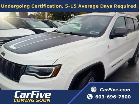 White 2018 Jeep Grand Cherokee Trailhawk for sale in Nashua, NH