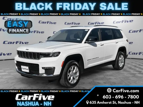 White 2022 Jeep Grand Cherokee L Limited for sale in Nashua, NH