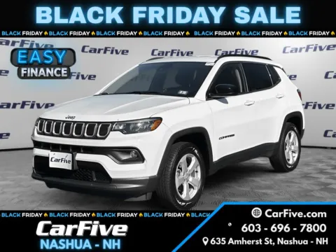 White 2022 Jeep Compass Latitude for sale in Nashua, NH