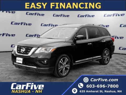 Black 2020 Nissan Pathfinder Platinum for sale in Nashua, NH