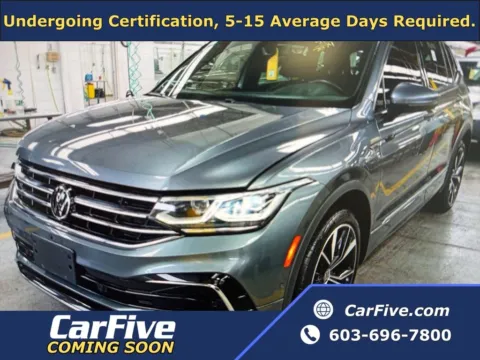 Gray 2022 Volkswagen Tiguan 2.0T SEL R-Line for sale in Nashua, NH