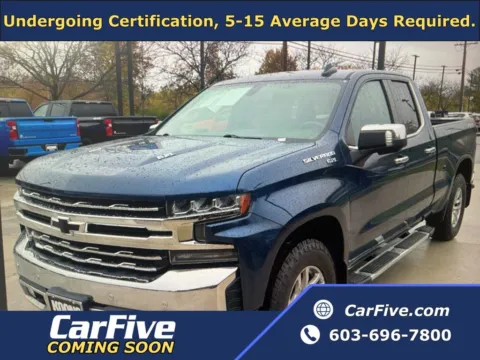 Blue 2019 Chevrolet Silverado 1500 LTZ for sale in Nashua, NH
