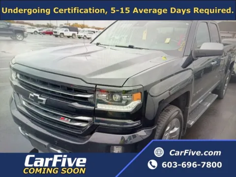 Black 2018 Chevrolet Silverado 1500 LTZ for sale in Nashua, NH