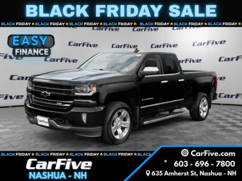 Black 2018 Chevrolet Silverado 1500 LTZ for sale in Nashua, NH
