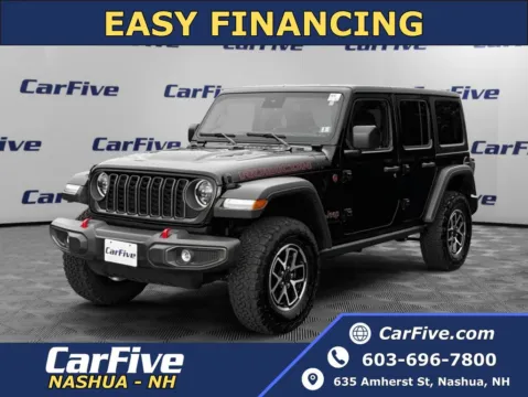 Black 2024 Jeep Wrangler Rubicon for sale in Nashua, NH