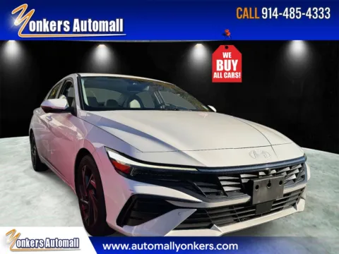 White 2024 Hyundai Elantra Limited for sale in Yonkers, NY