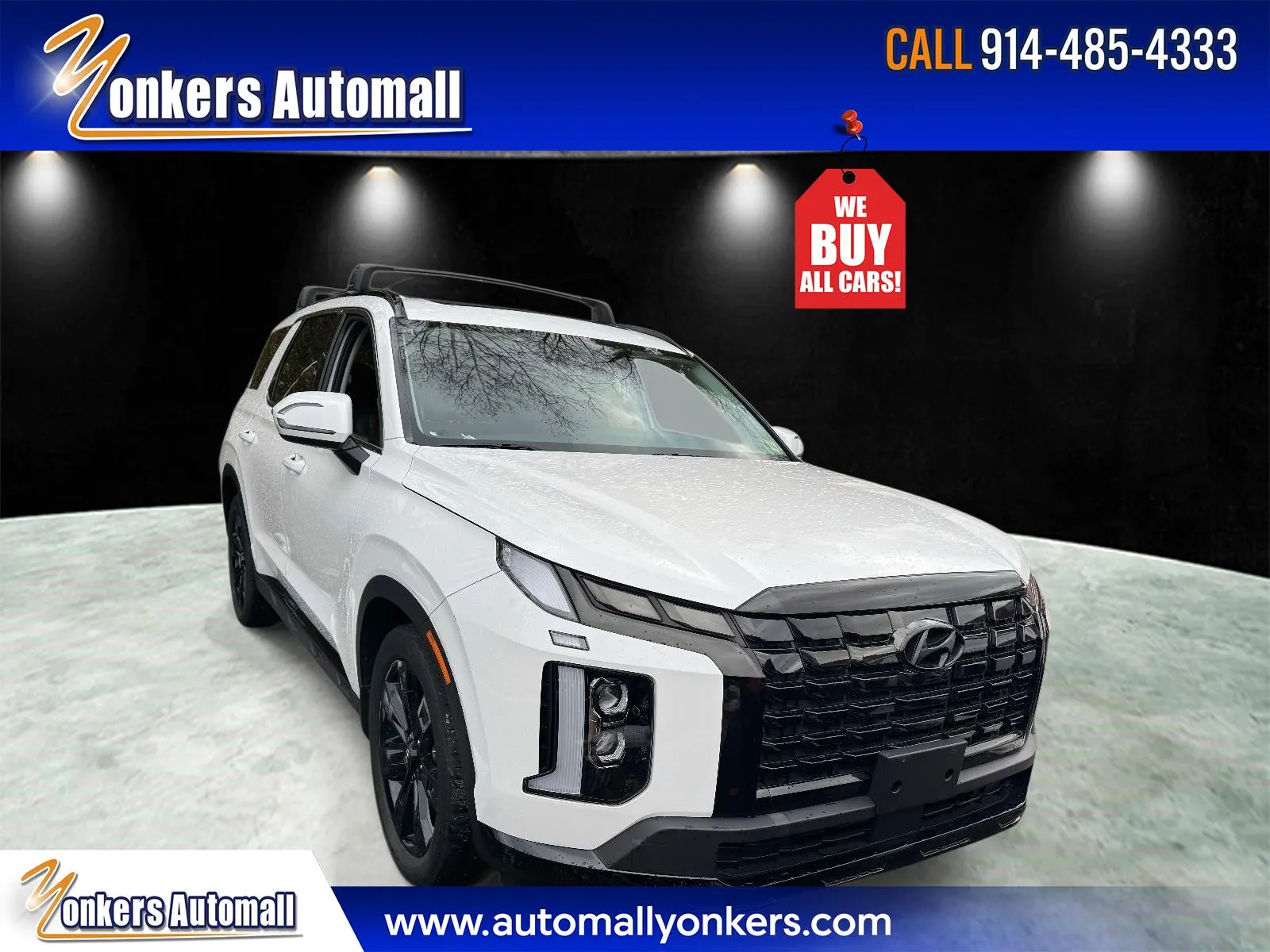 White 2023 Hyundai Palisade XRT AWD for sale in Yonkers, NY