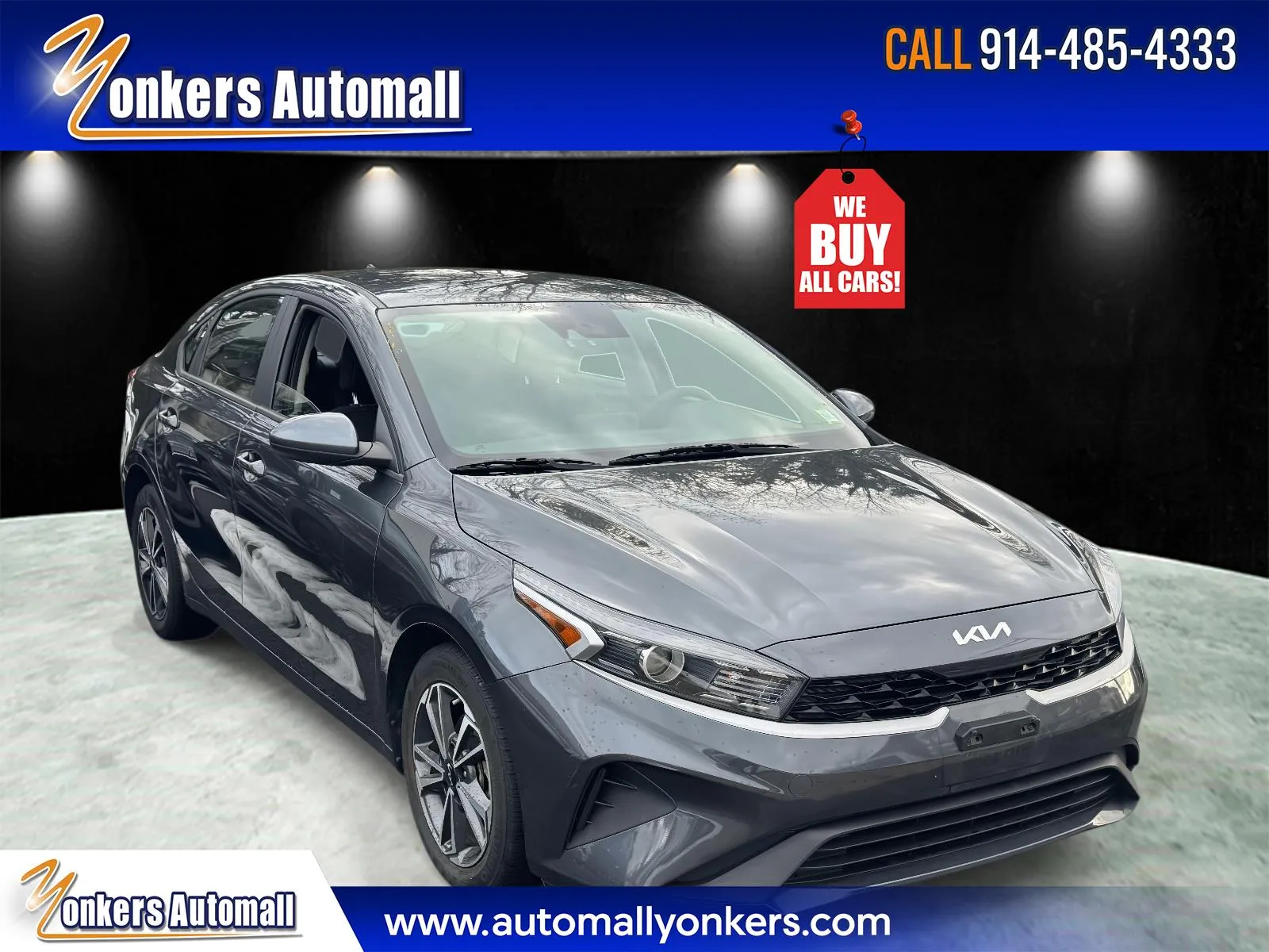 Gray 2023 Kia Forte LXS IVT for sale in Yonkers, NY