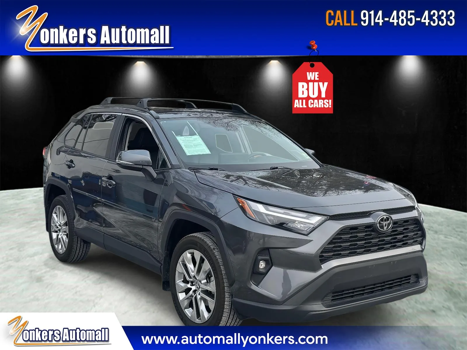 Gray 2023 Toyota RAV4 XLE Premium AWD (Natl) for sale in Yonkers, NY