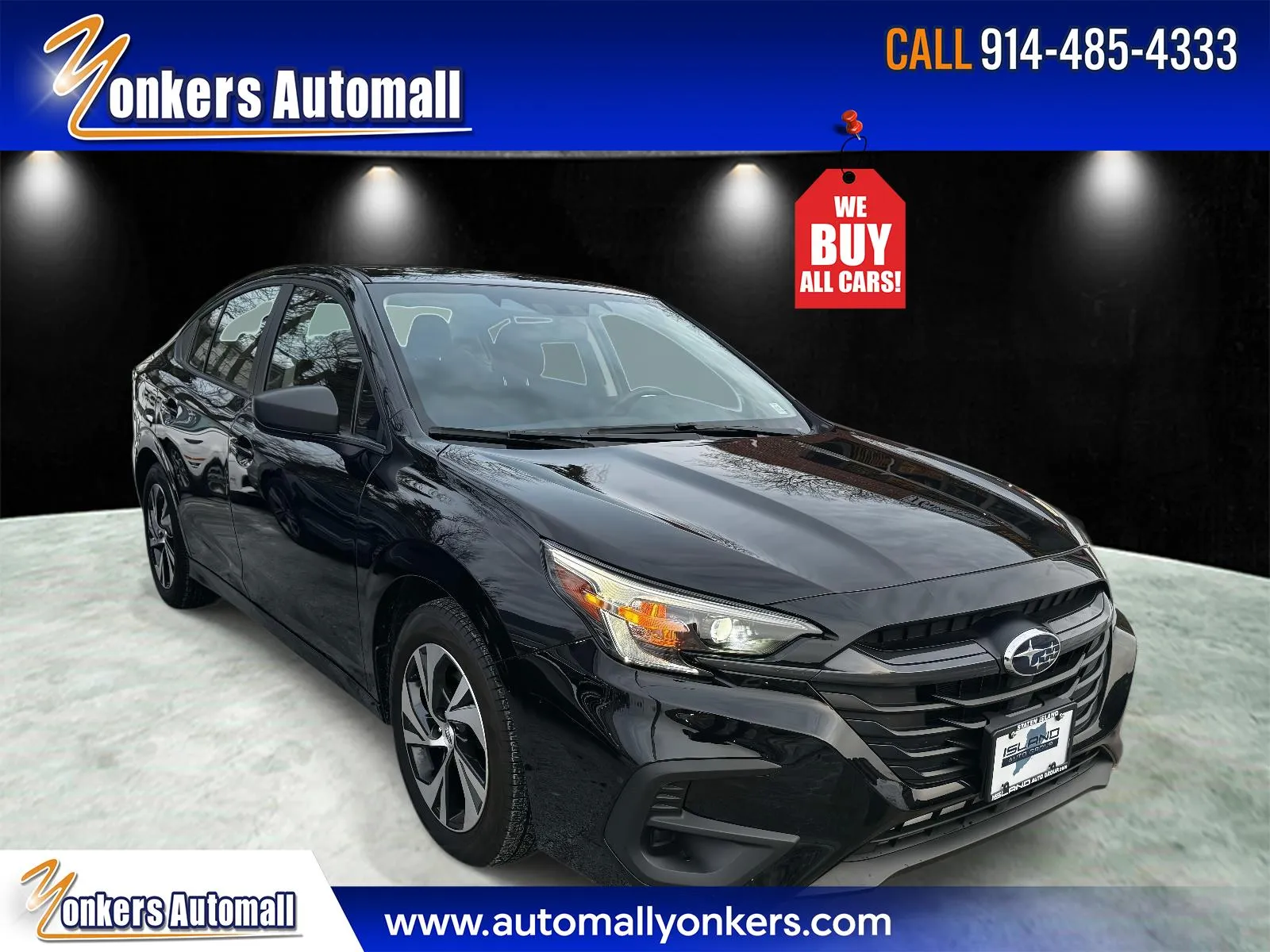 Black 2025 Subaru Legacy AWD for sale in Yonkers, NY