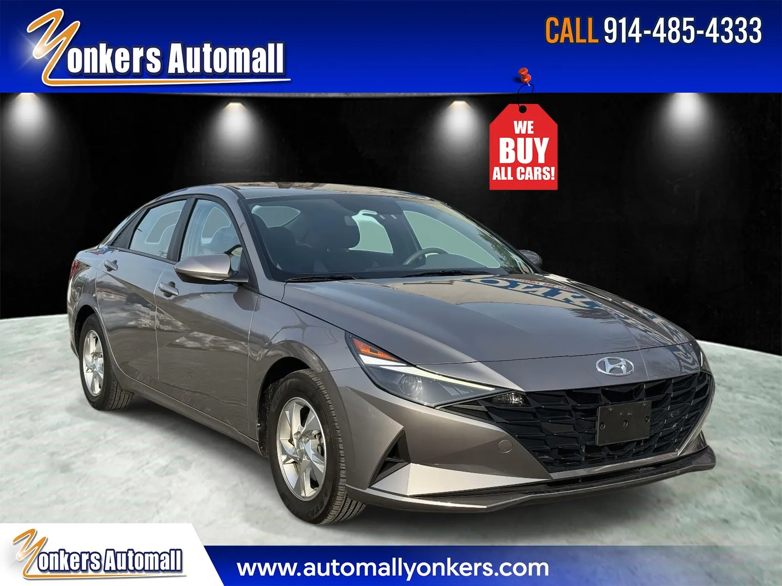 Gray 2023 Hyundai Elantra SE for sale in Yonkers, NY